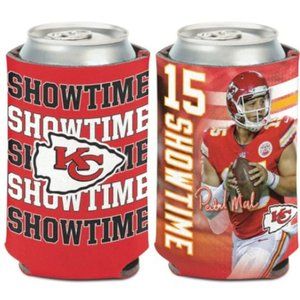 1- Kansas City Chiefs can cooler sleeve- Patrick Mahomes